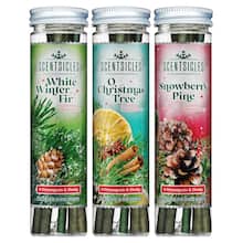 Scentsicles® 3 Pack White Winter Fir, O Christmas Tree & Snowberry Pine 6 Piece Scented Ornament Sticks Scentsicles® 3 Pack White Winter Fir, O Christmas Tree & Snowberry Pine 6 Piece Scented Ornament Sticks
